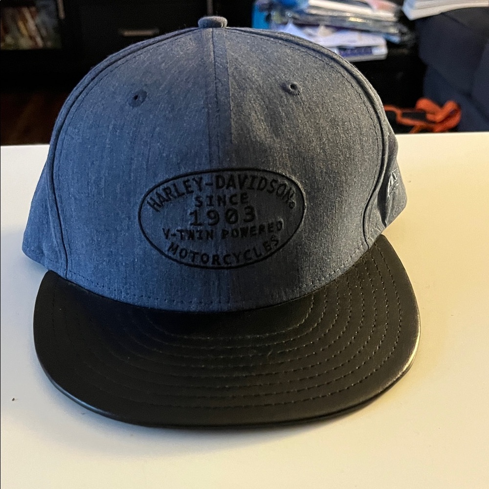Harley-Davidson Gray and Black Jeans